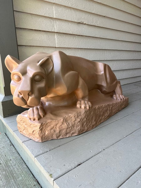 Nittany Lion Mascot Shrine Sculpture Replica Outdoor Statue College Mascot