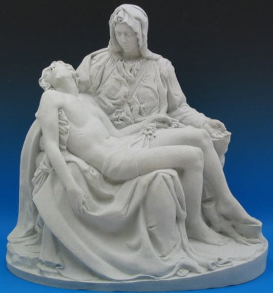 Pieta By Michelangelo Sculpture Large-Scale Granite