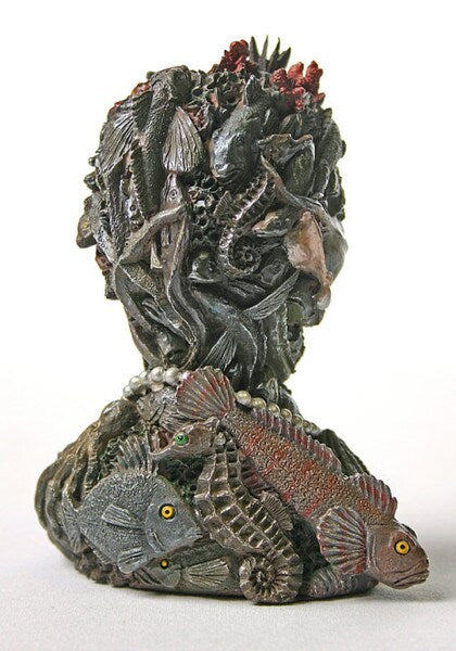 Statue Water Sea Life Portrait Bust By Arcimboldo Head Sculpture Artwork