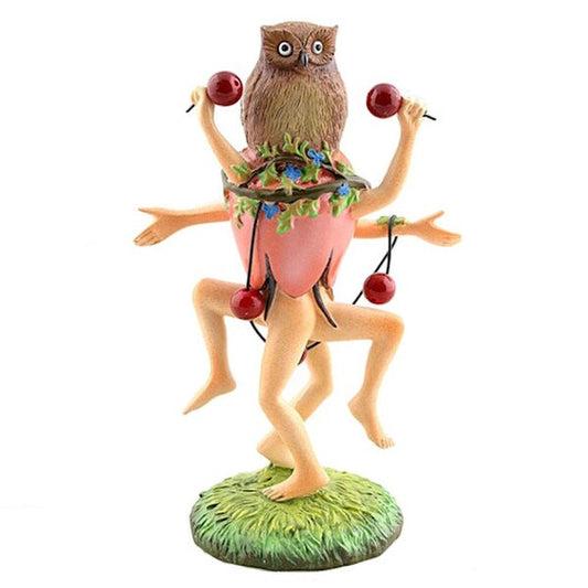 Owl Headed Dancer Statue by Bosch Figurine From Garden Of Earthly