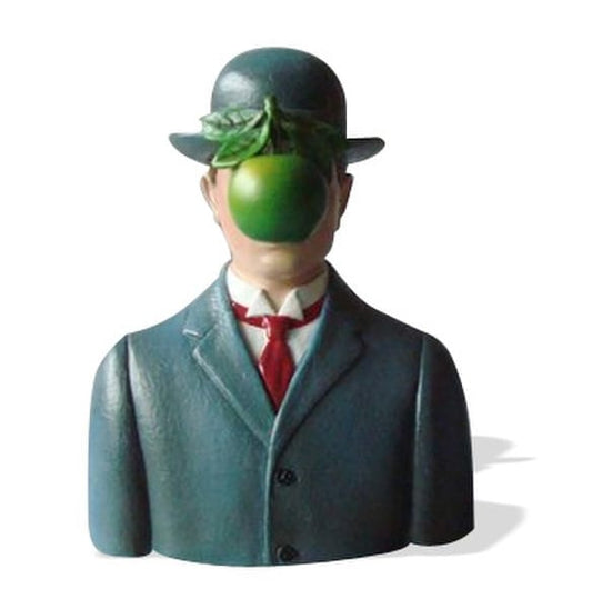 Son of Man Wearing Bowler Hat by Magritte Sculpture