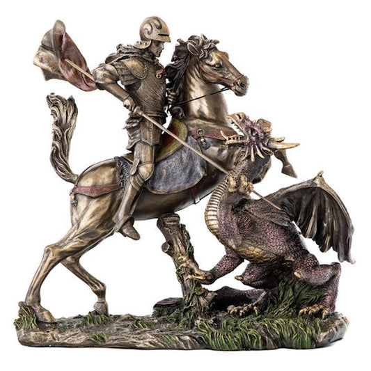 Saint George Slaying the Dragon Sculpture