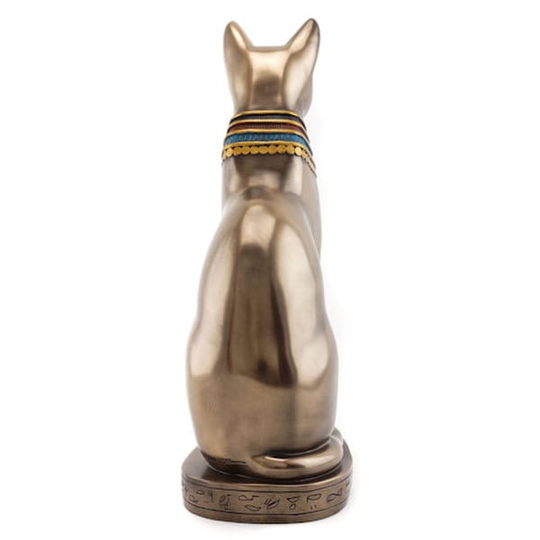 Egyptian Bastet Cat Statue with Jewelry