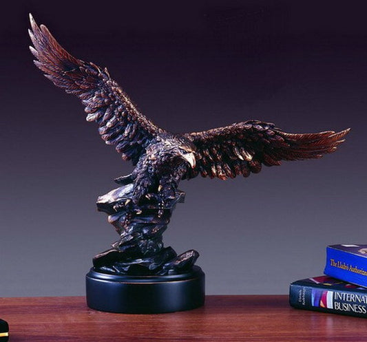 America Bald Eagle Bird Memorial Military Awards Trophy Sculpture
