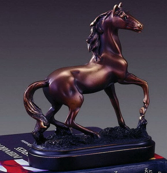 Art Classical Horse Statue Sculpture Figurine Artwork Regal Sculptural
