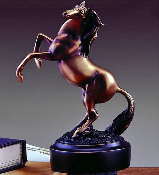 Horse Rearing Finished Horse Sculpture Rearing awards Gifts