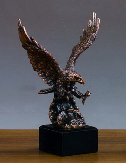 Statues replica Eagle in Flight Sculpture majestic bird awards