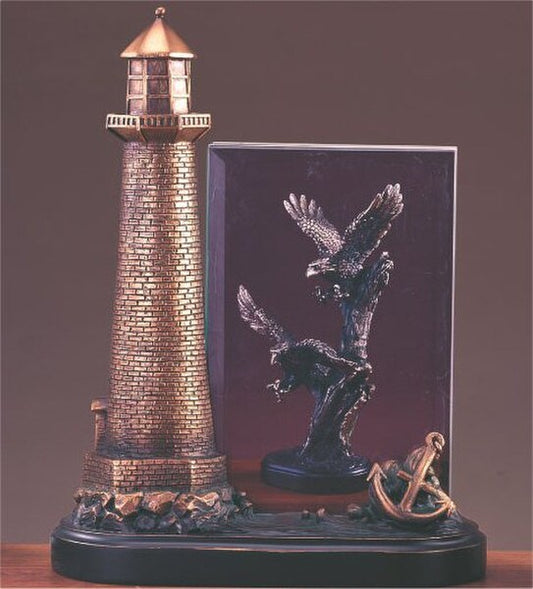 lighthouse Awards Glass Trophies Statue Inspirational group statue