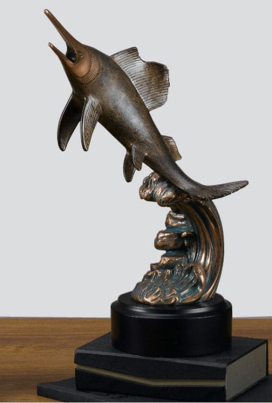 Swordfish Sculpture 13.5" High