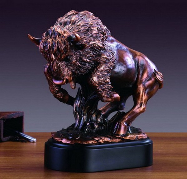 The Majestic Buffalo of the American West Sculpture Artist Tribute