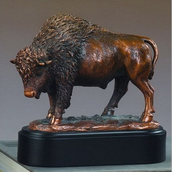 buffalo Sculpture Figurine Bison Award Gift Trophies Classic statue