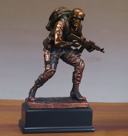 Marine Military Officer Sculpture Tribute Statue Figurine Sailor Award