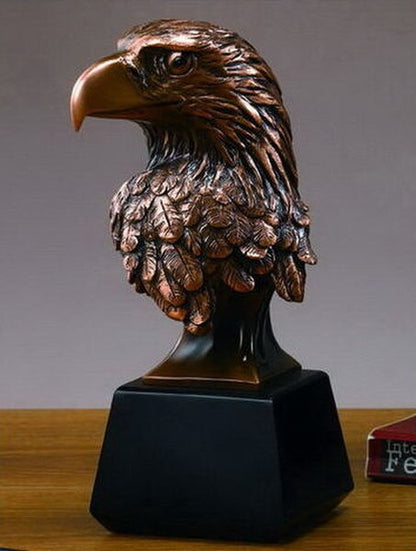 America Bald Eagle bust Memorial Military Awards Trophy Figurine