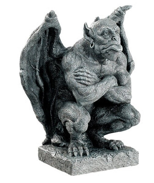 Gargoyle and Griffins Statue Deimos Sculpture resin outdoor use