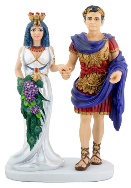 Cleopatra and Marc Anthony Sculpture Egyptian Artwork