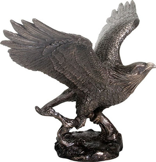 Eagle Figurine American Pride Statue Resin Detailed Sculpture