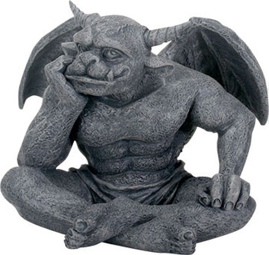Gargoyle Dreamer Sculpture Figurine Statuary Gothic Decor