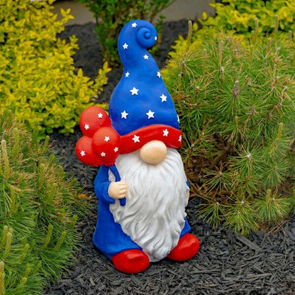 American Pride Garden Gnomes Set of Six Statues