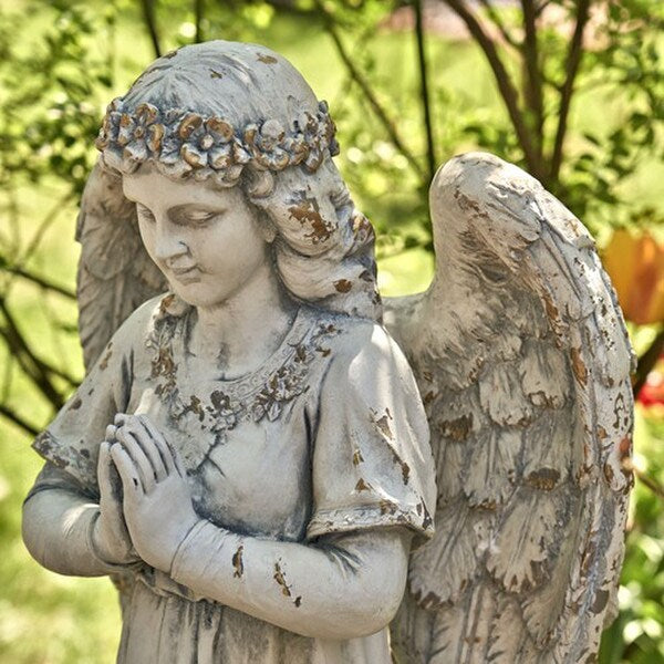 Gabriella Praying Angel Garden Statue