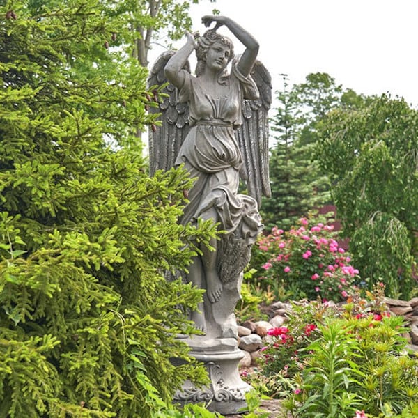 Angel Life Size Garden Statue 72.5" High
