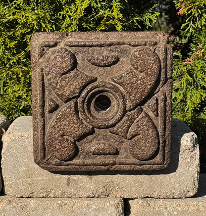 Europa Murabella Scroll Wall Fountain is classic in style close up of insert