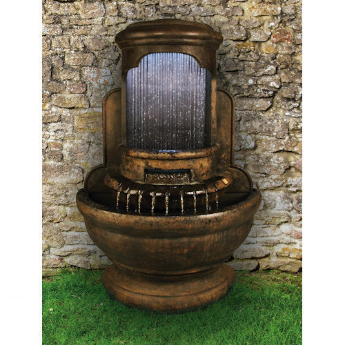 Falling Diamonds Wall Fountain – 69.5" High Outdoor/Indoor Water Feature