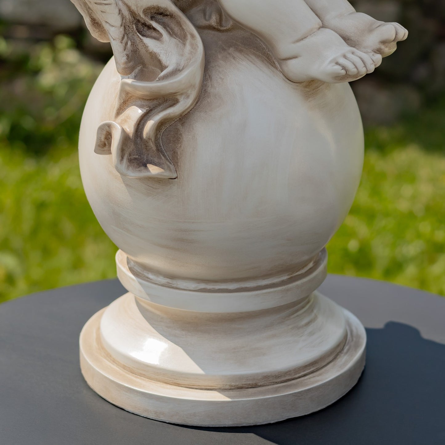 Celestial Guardian Cherubs Sculptures Set  final base shown up close
