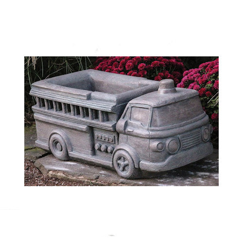 Fire Truck Garden Planter Cement