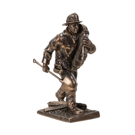 fireman statue honoring courage and service emergency services tribute sculpture