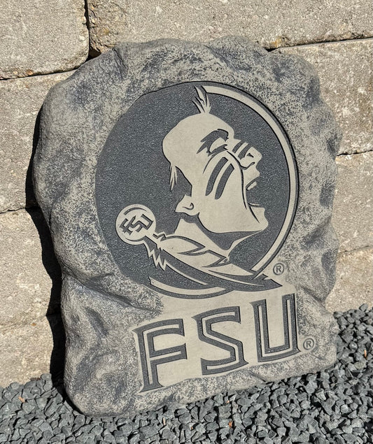 Florida State Seminoles Logo Stepping Stone Outdoor Sculpture