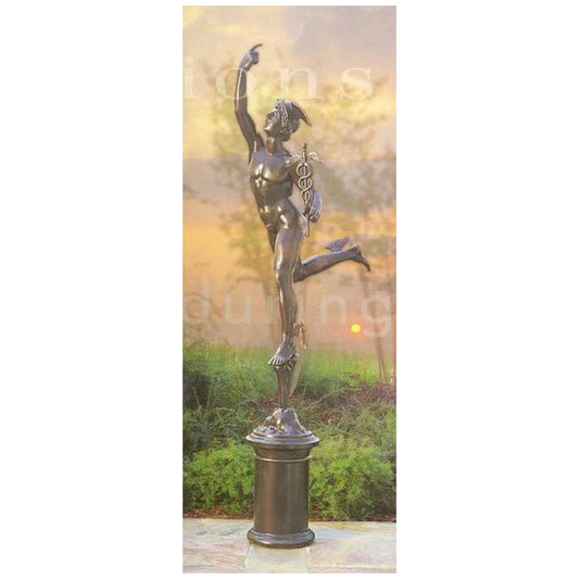 Flying Mercury Bronze Life Size Sculpture