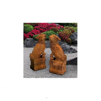 Foo Dog Set Facing Right & Left Large Garden Statues
