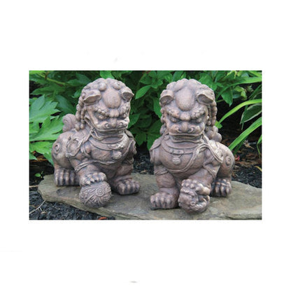 Foo Dogs Statues Set