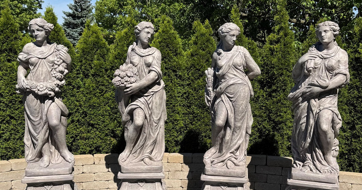 Classical Four Seasons Life-Size Statues Set of Sculpture Greek and Roman Goddesses