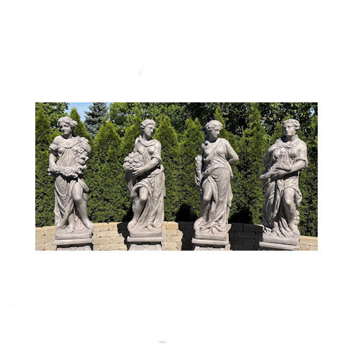 Four Seasons Goddess Life-Size Women Cement Statues are a stunning representation of the changing season