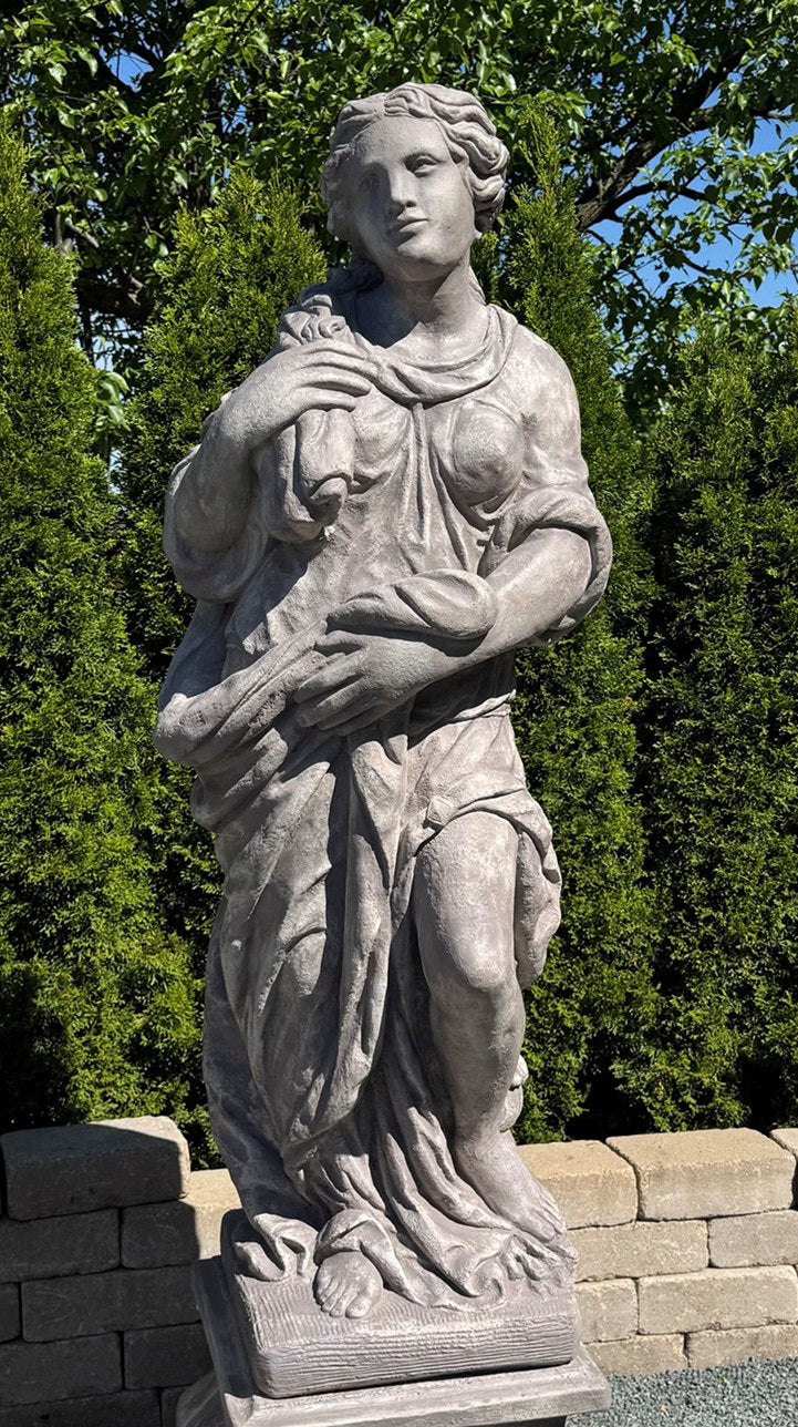 Season Winter Goddess Life-Size Woman Garden Statue | Statue.com