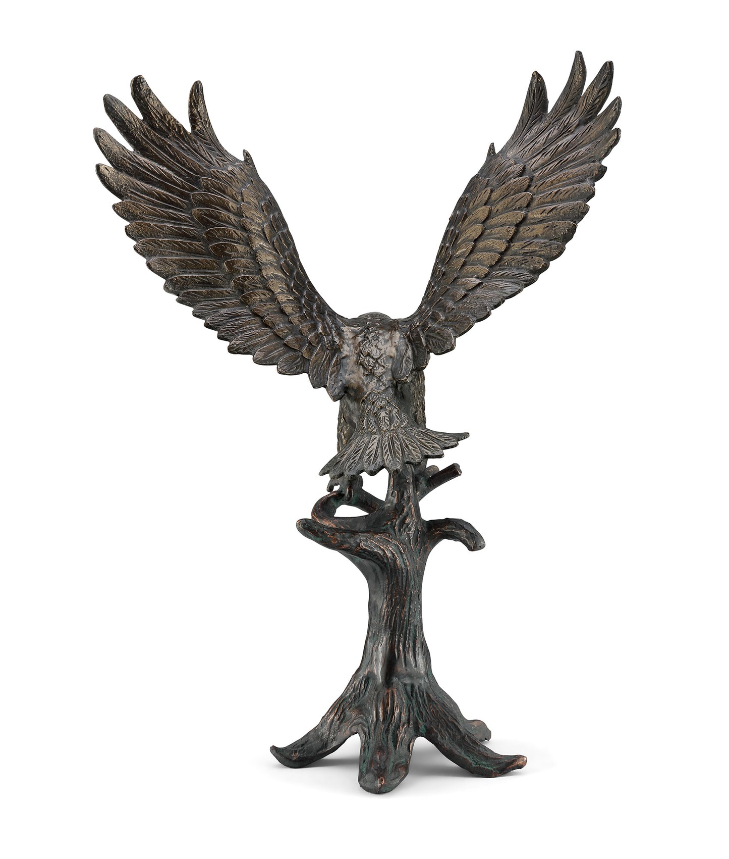 Freedom Landing Eagle Bronze Finish Sculpture