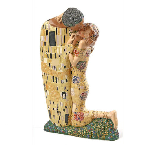 The Kiss Man and Woman Hugging Statue by Gustav Klimt Inspired by painting