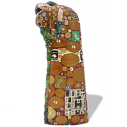 Fulfillment by Gustav Klimt Embrace Lovers Stocklet Freize Replica