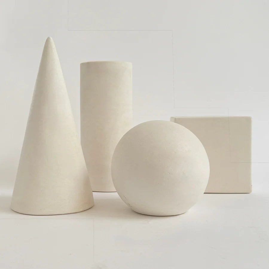 Geometric Solids Shapes for Teaching Aid for Artist to study shadows and light off of sculptures