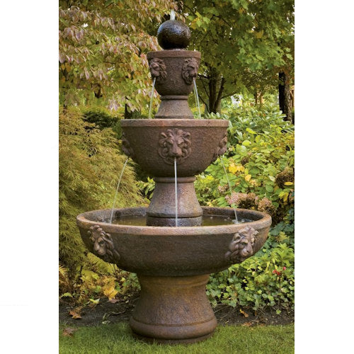 Gabriel Lion Head Fountain 79" High