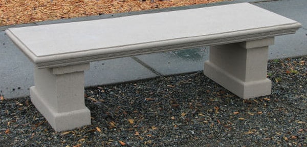 Garden Seat Nisqually Bench Architectural Stone