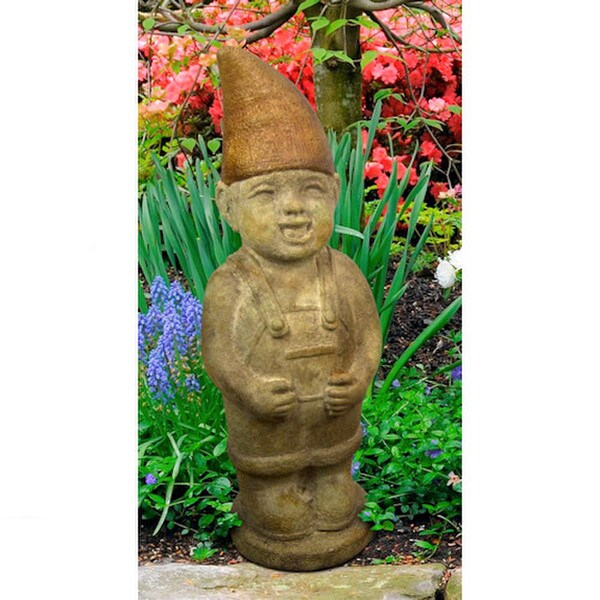 Giggles the Boy Garden Gnome Statue Zippy