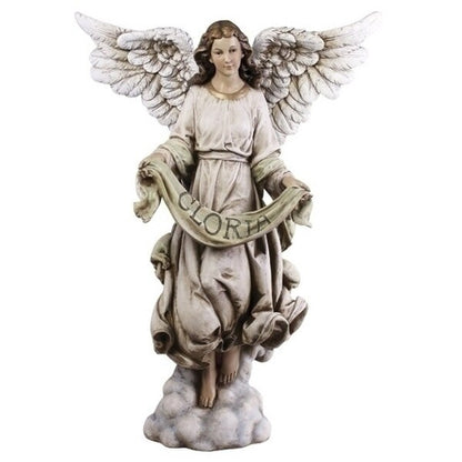 Gloria Angel Statue 41" High Nativity Garden Sculpture