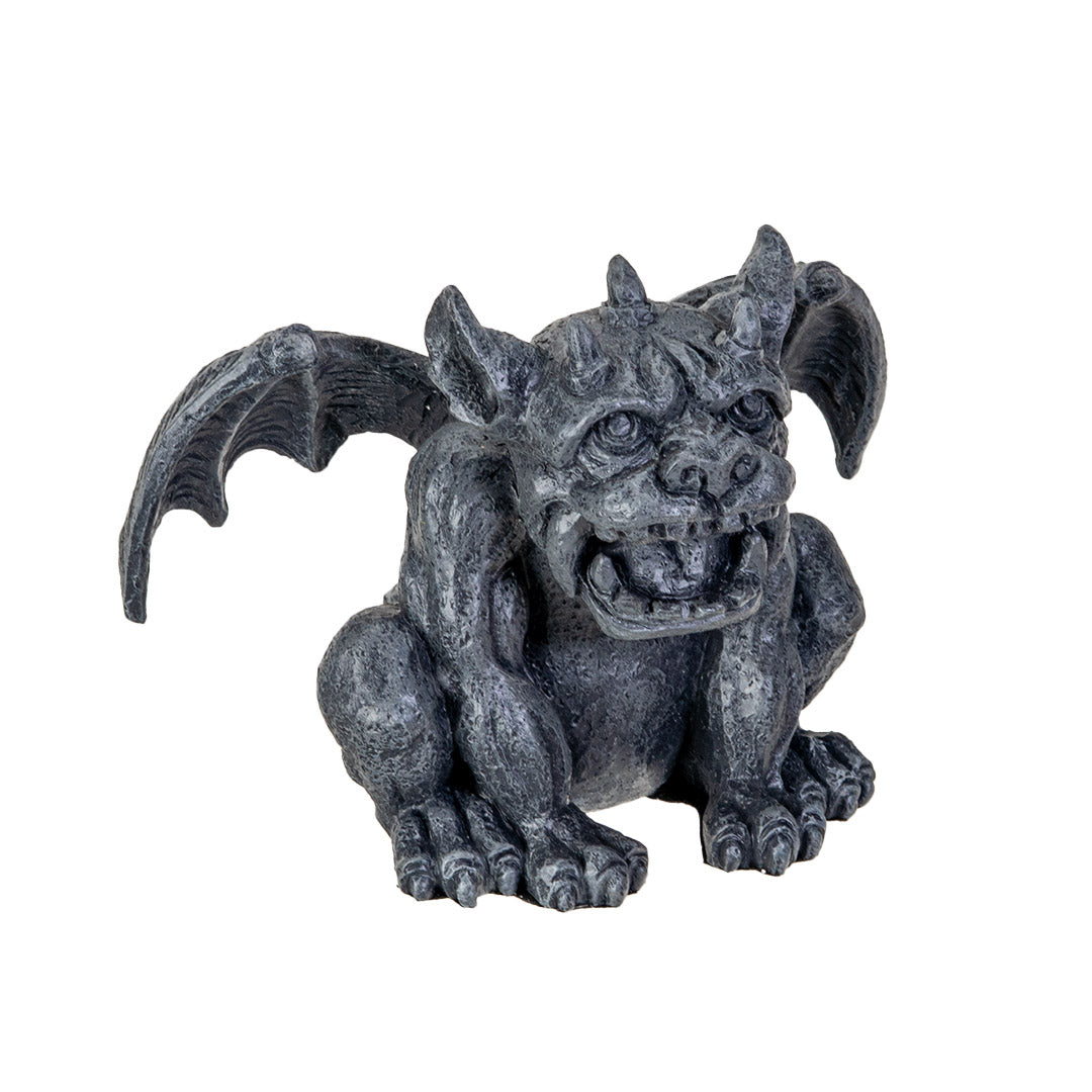 Gargoyle guardian statue with detailed stone texture