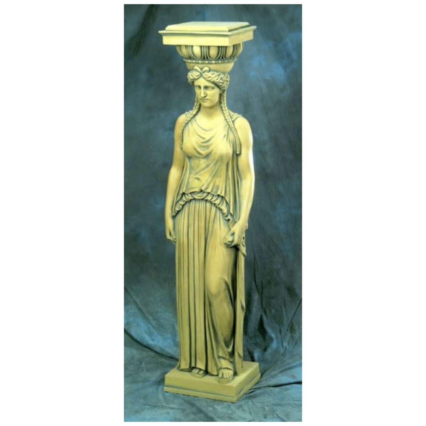 Greek Woman Caryatid Life-Size Statue 72" High