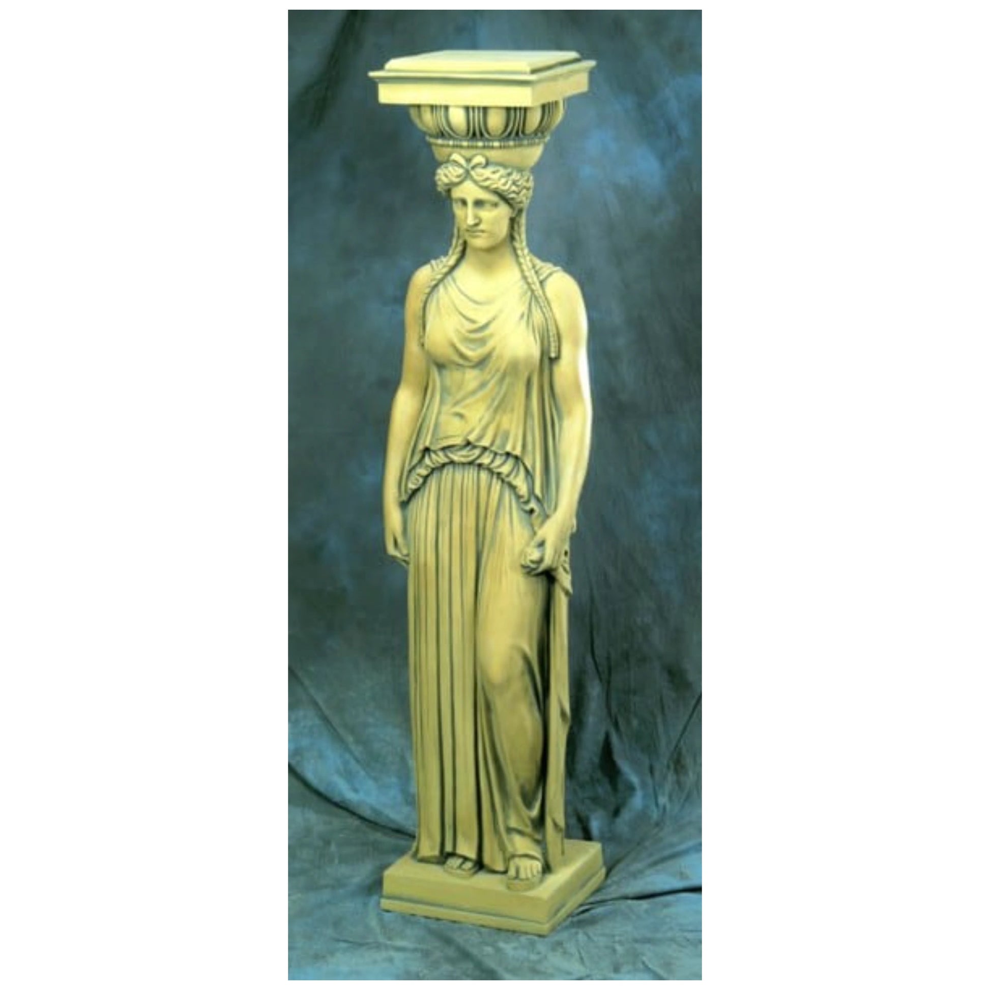 Greek Woman Caryatid Life-Size Statue 72" High