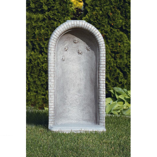 Grotto Round For Protection Statuary Cement Statue Stone Niche American Made