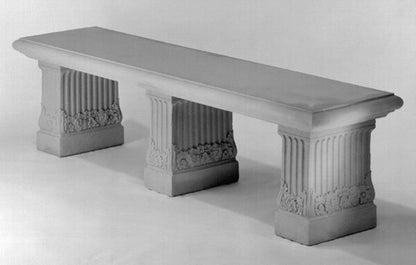 Garden Seat Bench 72 Inches Long Large Scale 