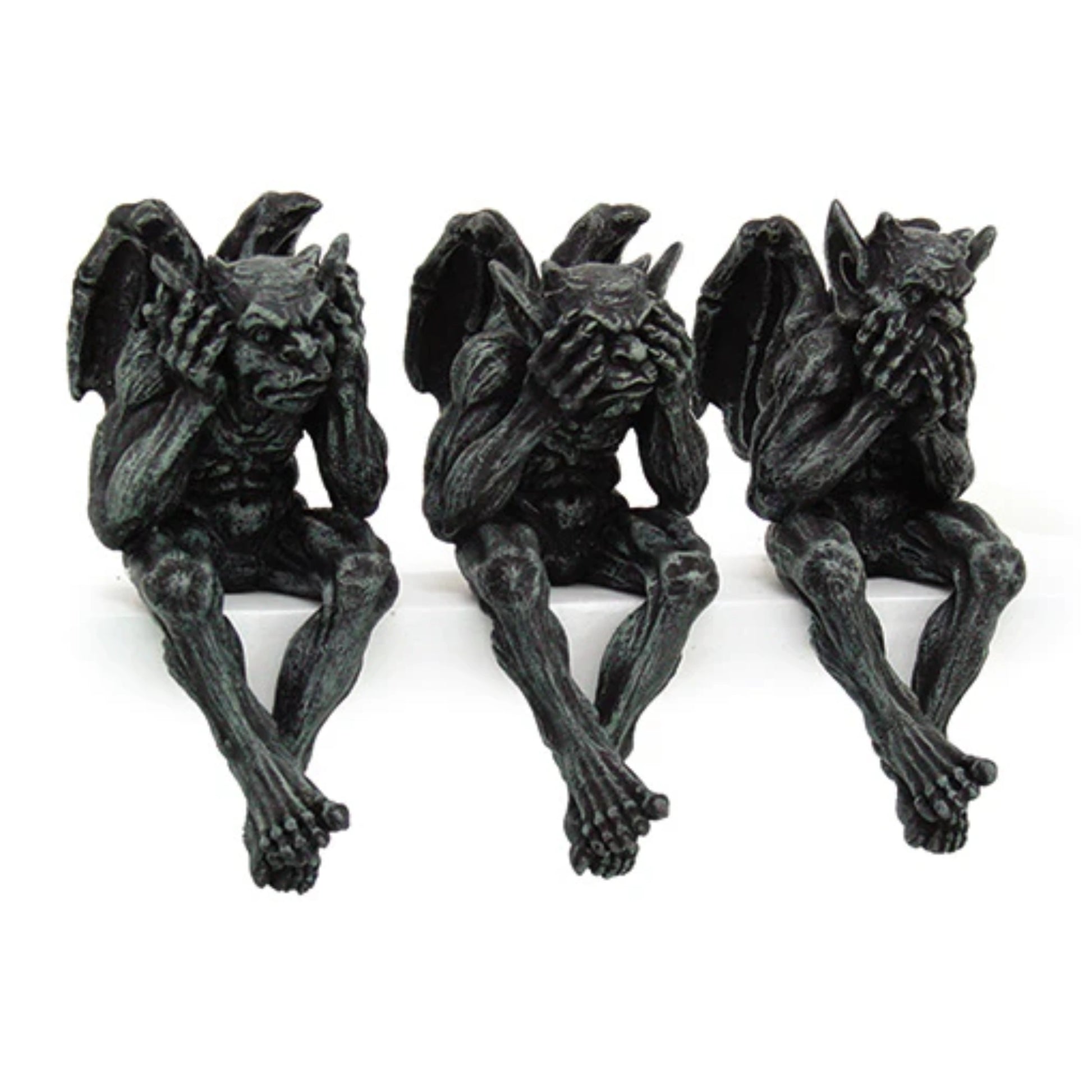 Hear, See, and Speak No Evil Gargoyles Set